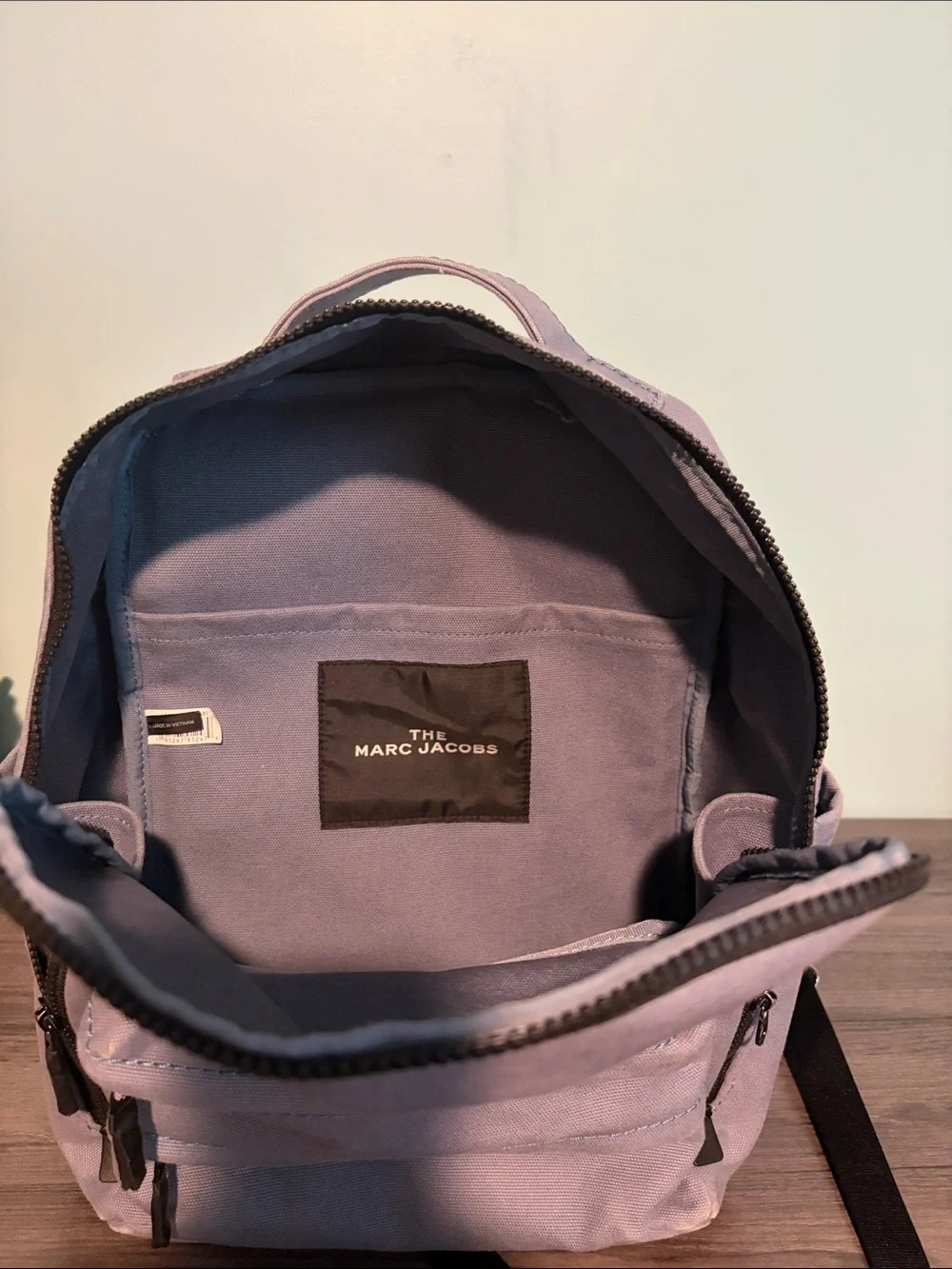 Marc Jacobs Canvas Backpack with Front Pockets